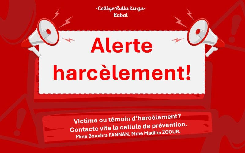 ALERTE HARCELEMENT!